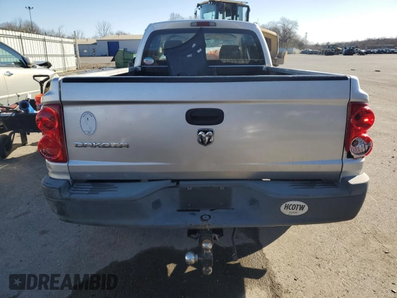 2008 Dodge Dakota ST with VIN 1D7HE22K58S541808, listed as a Copart auction lot 49772055 with 188,683 mi miles and Salvage Title. Bid and sale history available at carsss.com. Image 6.