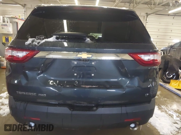2019 Chevrolet Traverse LT Leather with VIN 1GNEVHKWXKJ189106, listed as a IAAI auction lot 41587083 with 1 mi miles. Bid and sale history available at carsss.com. Image 16.