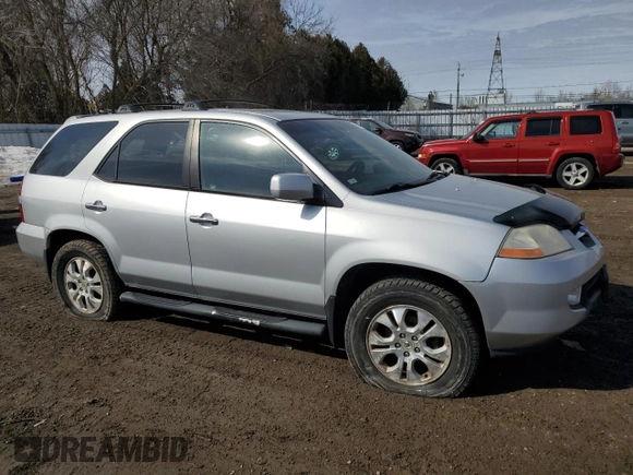 2003 Acura MDX Touring with VIN 2HNYD18673H004451, listed as a Copart auction lot 48610105 with 254,399 mi miles and Clean Title. Bid and sale history available at DreamBid. Image 4.