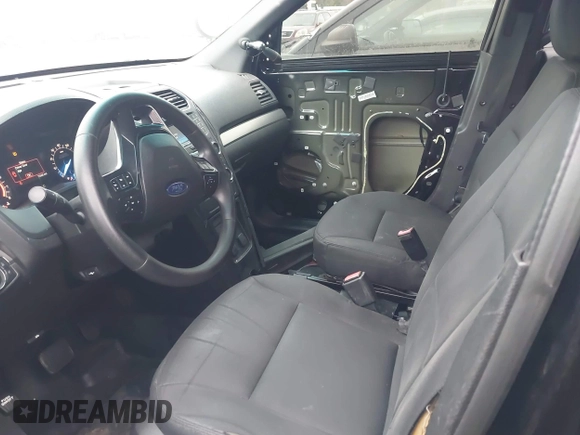 2017 Ford Police Interceptor Utility with VIN 1FM5K8AT9HGB55149, listed as a IAAI auction lot 40735884 with 76,648 mi miles and . Bid and sale history available at DreamBid. Image 5.