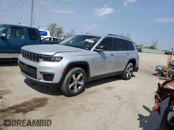 2021 Jeep Grand Cherokee Limited z VIN 1C4RJKBG2M8118102, wystawiony jako Copart lot #54434195 z przebiegiem 42 515 mil mil oraz Szkoda całkowita • Salvage title. Historia ofert i sprzedaży dostępna na DreamBid. Obrazek 1.