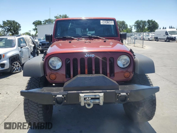 2009 Jeep Wrangler Rubicon with VIN 1J4GA64169L764202, listed as a Copart auction lot 58241585 with 69,189 mi miles and Clean title. Bid and sale history available at DreamBid. Image 5.