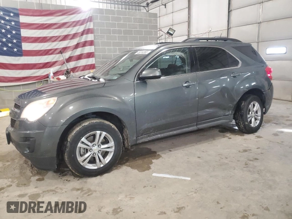 2013 Chevrolet Equinox LT with VIN 2GNALDEK0D6247357, listed as a Copart auction lot 45310265 with 129,616 mi miles and Salvage Title. Bid and sale history available at carsss.com. Image 1.