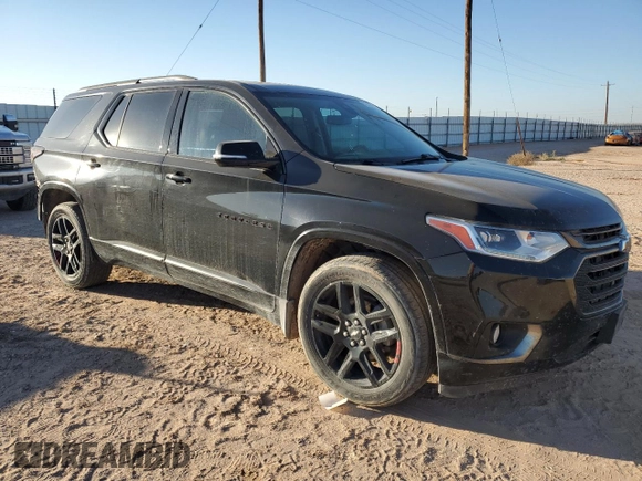 2018 Chevrolet Traverse Premier with VIN 1GNEVJKW2JJ253743, listed as a Copart auction lot 82779724 with 161,083 mi miles and Salvage Title. Bid and sale history available at carsss.com. Image 4.