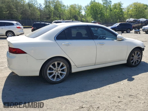 2006 Acura TSX Navi with VIN JH4CL96966C020306, listed as a Copart auction lot 54377925 with 220,301 mi miles and Salvage title. Bid and sale history available at DreamBid. Image 3.
