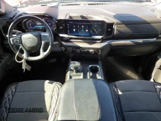 2023 Chevrolet Silverado 1500 RST with VIN 1GCUDEED8PZ206719, listed as a Copart auction lot 50555575 with 15,310 mi miles and Salvage Title. Bid and sale history available at DreamBid. Image 8.