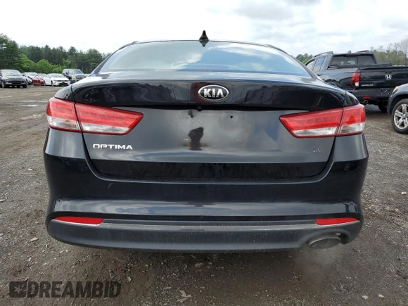 2017 Kia Optima EX with VIN 5XXGU4L3XHG143659, listed as a Copart auction lot 59773115 with 66,001 mi miles and Salvage title. Bid and sale history available at DreamBid. Image 6.
