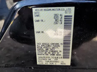 2015 Nissan LEAF S z VIN 1N4AZ0CP2FC326818, wystawiony jako Copart lot #56749725 z przebiegiem 67 572 mil mil oraz Czysty tytuł • Clean title. Historia ofert i sprzedaży dostępna na DreamBid. Obrazek 13.