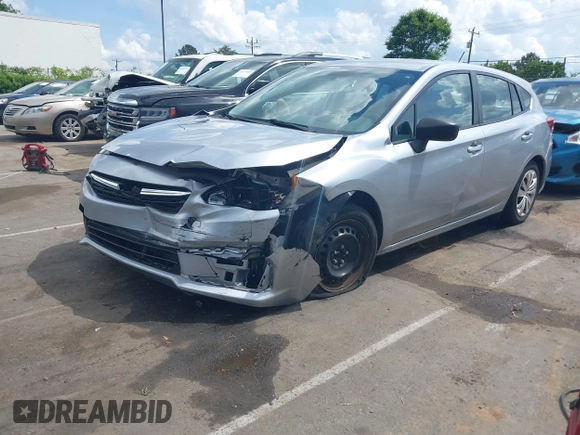 2020 Subaru Impreza with VIN 4S3GTAB66L3733864, listed as a IAAI auction lot 42135432 with 50,719 mi miles and . Bid and sale history available at DreamBid. Image 2.
