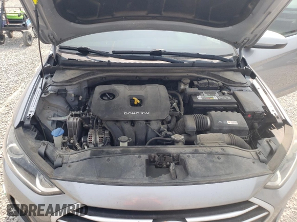 2017 Hyundai Elantra SE with VIN 5NPD84LF6HH156768, listed as a Copart auction lot 59484145 with 152,734 mi miles and Salvage title. Bid and sale history available at DreamBid. Image 11.