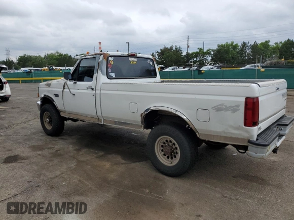 1997 Ford F-250 z VIN 3FTHF26H1VMA08574, wystawiony jako Copart lot #61541455 z przebiegiem Nie podano mil oraz Szkoda całkowita • Salvage title. Historia ofert i sprzedaży dostępna na DreamBid. Obrazek 2.