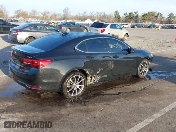 2017 Acura TLX V6 with VIN 19UUB2F30HA001844, listed as a IAAI auction lot 41803144 with 130,574 mi miles and . Bid and sale history available at DreamBid. Image 4.