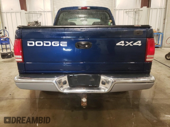 2002 Dodge Dakota SLT with VIN 1B7HG48N12S653207, listed as a Copart auction lot 86149264 with 215,021 mi miles and Salvage Title. Bid and sale history available at carsss.com. Image 6.