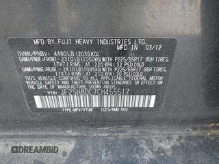 2012 Subaru Forester X Premium with VIN JF2SHBDC7CH455517, listed as a IAAI auction lot 42611928 with 152,575 mi miles and . Bid and sale history available at DreamBid. Image 9.