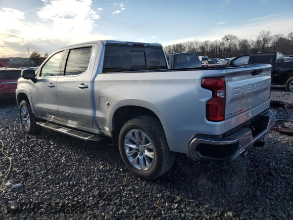 2020 Chevrolet Silverado 1500 LTZ with VIN 3GCUYGED1LG331510, listed as a Copart auction lot 45691385 with 74,304 mi miles and Salvage Title. Bid and sale history available at DreamBid. Image 2.