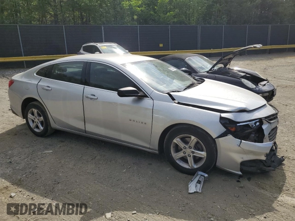 2017 Chevrolet Malibu LS with VIN 1G1ZB5ST8HF288034, listed as a Copart auction lot 55025405 with 104,716 mi miles and Salvage Title. Bid and sale history available at DreamBid. Image 4.