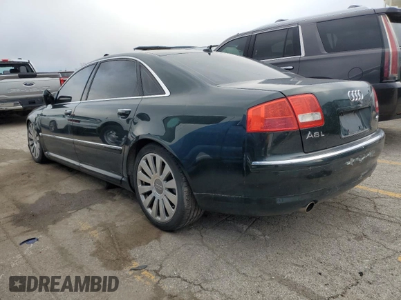 2007 Audi A8 L 4.2L with VIN WAUMV44E47N020858, listed as a Copart auction lot 81004994 with 0 mi miles and Clean Title. Bid and sale history available at carsss.com. Image 2.