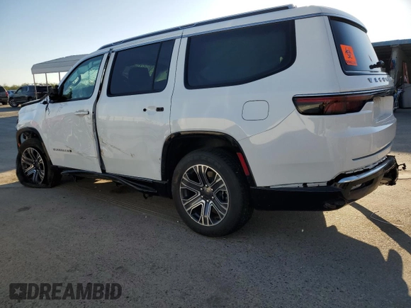 2024 Jeep Wagoneer Series II with VIN 1C4SJVBP6RS167820, listed as a Copart auction lot 48431625 with 17,667 mi miles and Salvage title. Bid and sale history available at DreamBid. Image 2.
