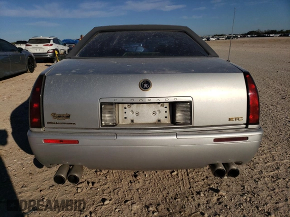2000 Cadillac Eldorado Touring with VIN 1G6ET1295YU145248, listed as a Copart auction lot 82160574 with 87,294 mi miles and Salvage Title. Bid and sale history available at DreamBid. Image 6.