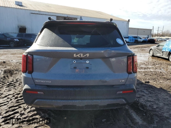 2023 Kia Sorento X-Line S with VIN 5XYRLDLCXPG189093, listed as a Copart auction lot 42477735 with 60,702 mi miles and Salvage Title. Bid and sale history available at DreamBid. Image 6.