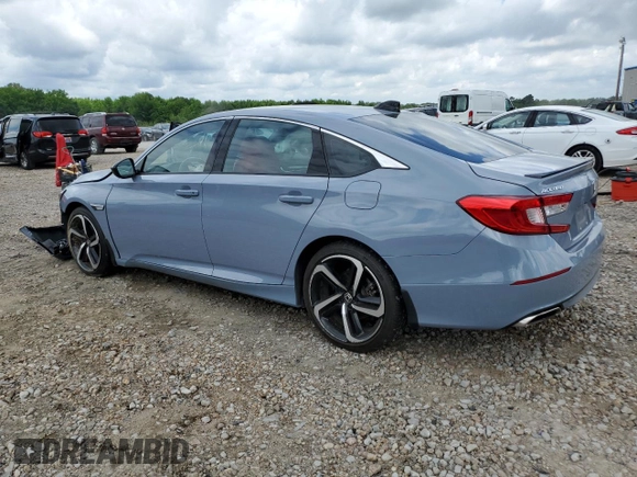 2021 Honda Accord Sport with VIN 1HGCV2F30MA029866, listed as a Copart auction lot 58736855 with 28,216 mi miles and Salvage title. Bid and sale history available at DreamBid. Image 2.