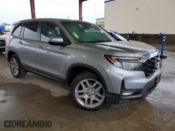 2024 Honda Passport EX-L z VIN 5FNYF8H55RB019867, wystawiony jako Copart lot #50025235 z przebiegiem 17 636 mil mil oraz Czysty tytuł • Clean title. Historia ofert i sprzedaży dostępna na DreamBid. Obrazek 4.