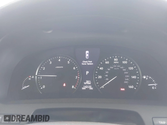 2013 Lexus LS 460 with VIN JTHBL5EF2D5121288, listed as a IAAI auction lot 41626678 with 142,132 mi miles and . Bid and sale history available at DreamBid. Image 7.