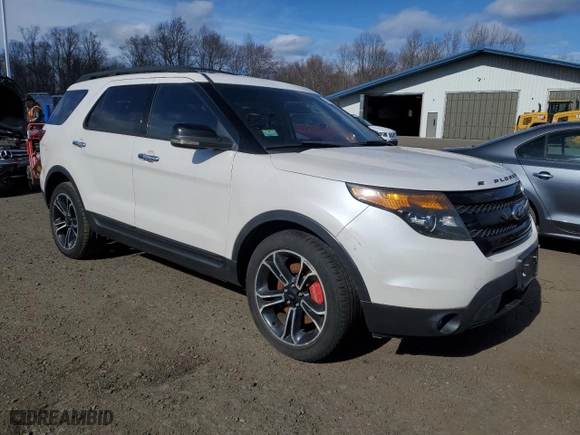 2013 Ford Explorer Sport with VIN 1FM5K8GT6DGB29125, listed as a Copart auction lot 53677495 with 154,097 mi miles and Clean Title. Bid and sale history available at carsss.com. Image 4.