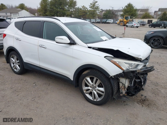2013 Hyundai Santa Fe 2.0T Sport with VIN 5XYZUDLA9DG067638, listed as a IAAI auction lot 41781769 with 99,022 mi miles. Bid and sale history available at carsss.com. Image 1.