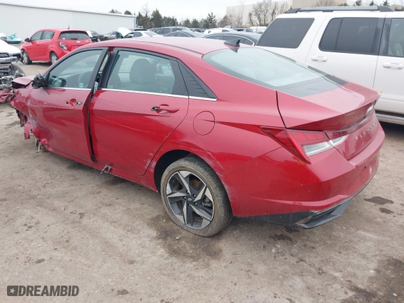 2021 Hyundai Elantra SEL with VIN KMHLN4AG0MU089130, listed as a IAAI auction lot 41499443 with 66,689 mi miles. Bid and sale history available at carsss.com. Image 3.