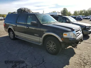 2008 Ford Expedition EL Eddie Bauer with VIN 1FMFK18578LA72118, listed as a Copart auction lot 77906504 with 274,599 mi miles and Clean Title. Bid and sale history available at carsss.com. Image 4.