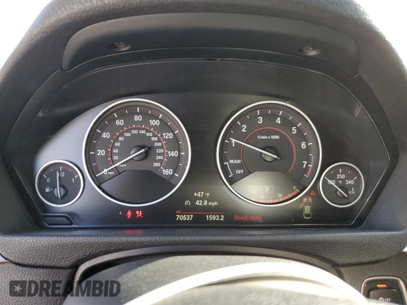 2018 BMW 4 Series 430i xDrive with VIN WBA4J3C57JBG96451, listed as a Copart auction lot 86612554 with 70,537 mi miles and Salvage Title. Bid and sale history available at carsss.com. Image 9.