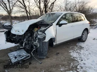 2017 Porsche Cayenne with VIN WP1AA2A21HKA83191, listed as a Copart auction lot 89311075 with 0 mi miles and Salvage Title. Bid and sale history available at carsss.com. Image 1.