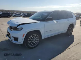2023 Jeep Grand Cherokee Summit Reserve with VIN 1C4RJKEG2P8821375, listed as a Copart auction lot 83572254 with 23,337 mi miles and Salvage title. Bid and sale history available at DreamBid. Image 1.