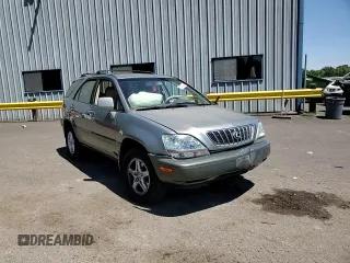 2002 Lexus RX 300 with VIN JTJHF10U220265688, listed as a Copart auction lot 62247264 with 89,459 mi miles and Salvage Title. Bid and sale history available at carsss.com. Image 11.