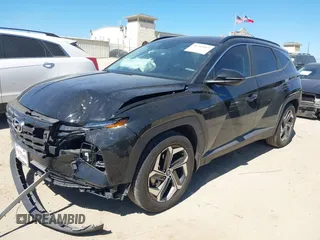 2023 Hyundai Tucson SEL with VIN 5NMJF3AE5PH237043, listed as a IAAI auction lot 41765412 with 24,282 mi miles. Bid and sale history available at carsss.com. Image 2.