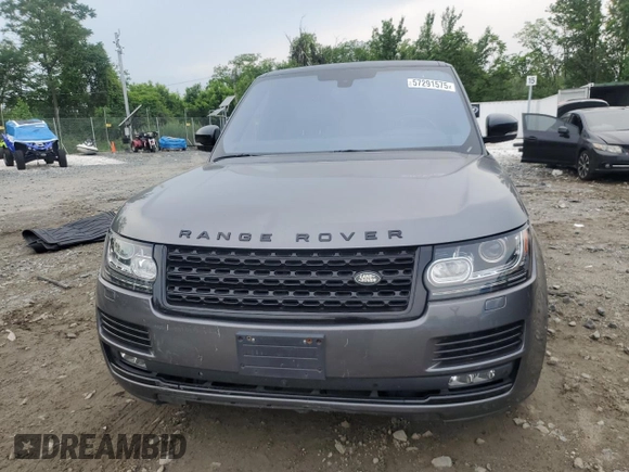 2016 Land Rover Range Rover Supercharged z VIN SALGS2EF5GA262448, wystawiony jako Copart lot #57291575 z przebiegiem 107 770 mil mil oraz Czysty tytuł • Clean title. Historia ofert i sprzedaży dostępna na DreamBid. Obrazek 5.