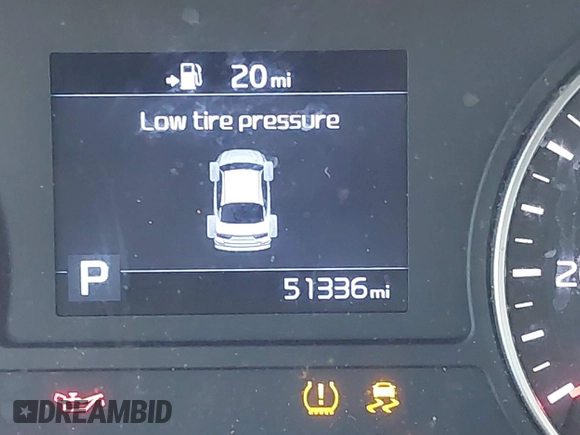 2019 Kia Optima LX with VIN 5XXGT4L37KG377221, listed as a IAAI auction lot 41488618 with 51,336 mi miles. Bid and sale history available at carsss.com. Image 16.