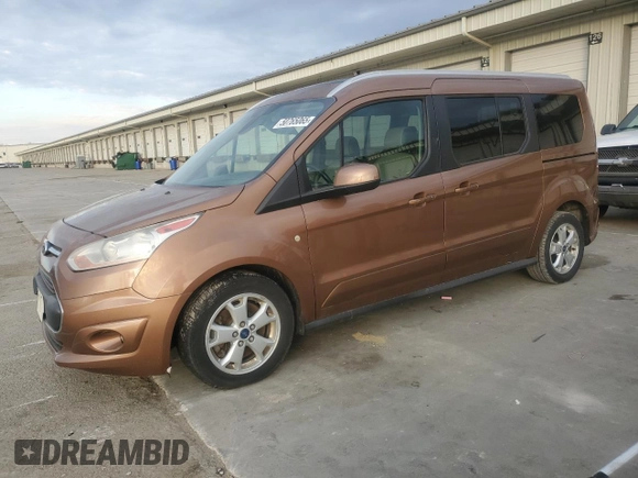 2014 Ford Transit Connect Titanium z VIN NM0GE9G72E1148012, wystawiony jako Copart lot #50765065 z przebiegiem 142 169 mil mil oraz Szkoda całkowita • Salvage title. Historia ofert i sprzedaży dostępna na DreamBid. Obrazek 1.