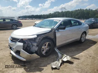 2017 Chevrolet Impala LS with VIN 2G11X5SA2H9184161, listed as a Copart auction lot 54967344 with 128,616 mi miles and Salvage title. Bid and sale history available at DreamBid. Image 1.