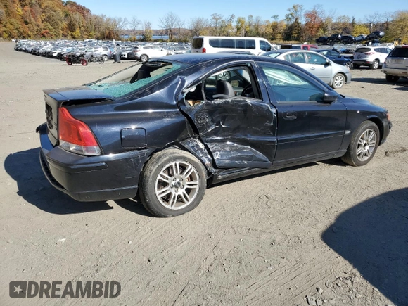 2006 Volvo S60 2.5L Turbo with VIN YV1RH592562540081, listed as a Copart auction lot 78061194 with 190,164 mi miles and Salvage Title. Bid and sale history available at carsss.com. Image 3.