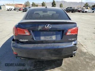 2012 Lexus IS 350 with VIN JTHBE5C27C5029490, listed as a Copart auction lot 46371965 with 83,548 mi miles and Salvage title. Bid and sale history available at DreamBid. Image 6.