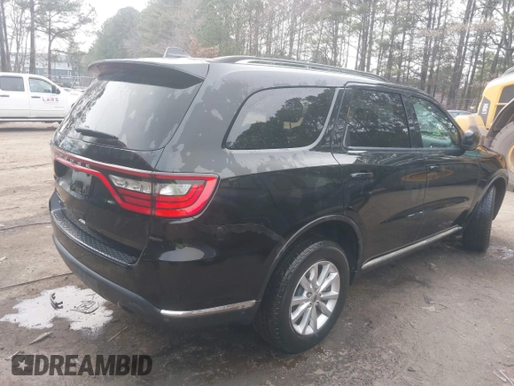 2024 Dodge Durango SXT with VIN 1C4RDJAG4RC173786, listed as a IAAI auction lot 41683676 with 4,043 mi miles and . Bid and sale history available at DreamBid. Image 4.