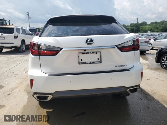 2017 Lexus RX 350 z VIN 2T2BZMCA9HC061208, wystawiony jako Copart lot #59913175 z przebiegiem 57 781 mil mil oraz Szkoda całkowita • Salvage title. Historia ofert i sprzedaży dostępna na DreamBid. Obrazek 6.