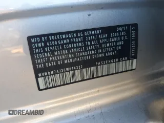 2012 Volkswagen Golf TDI z VIN WVWDM7AJ3CW014322, wystawiony jako Copart lot #49643045 z przebiegiem Nie podano mil oraz Szkoda całkowita • Salvage title. Historia ofert i sprzedaży dostępna na DreamBid. Obrazek 12.