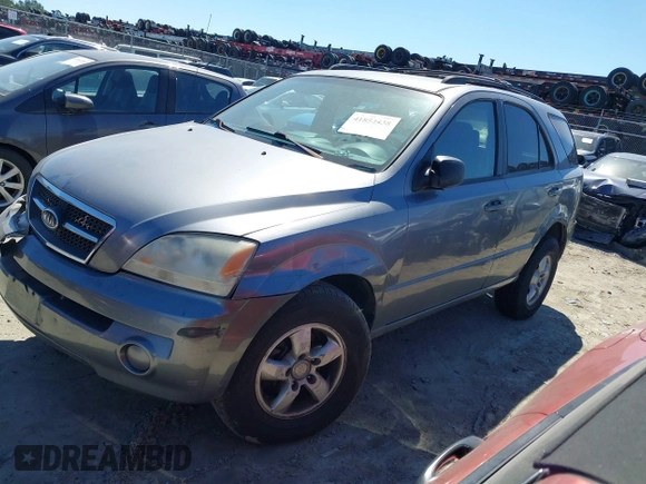 2006 Kia Sorento LX with VIN KNDJD733965596468, listed as a IAAI auction lot 41854438 with 205,028 mi miles and . Bid and sale history available at DreamBid. Image 16.