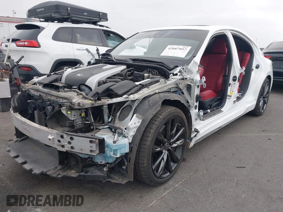 2022 Lexus IS 350 F Sport z VIN JTHGZ1B29N5055838, wystawiony jako IAAI lot #42087057 z przebiegiem 50 699 mil mil oraz . Historia ofert i sprzedaży dostępna na DreamBid. Obrazek 17.