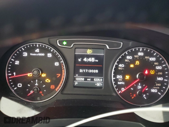 2015 Audi Q3 2.0T Premium Plus with VIN WA1EFCFS9FR008563, listed as a Copart auction lot 49337695 with 103,358 mi miles and Non Repairable. Bid and sale history available at carsss.com. Image 9.