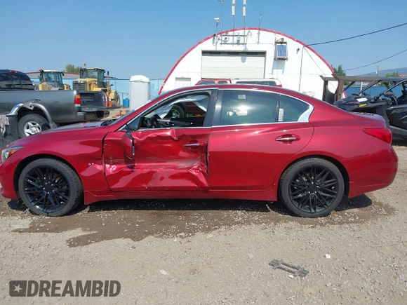 2015 Infiniti Q50 z VIN JN1BV7AR3FM419724, wystawiony jako IAAI lot #40104971 z przebiegiem 56 736 mil mil oraz . Historia ofert i sprzedaży dostępna na DreamBid. Obrazek 14.