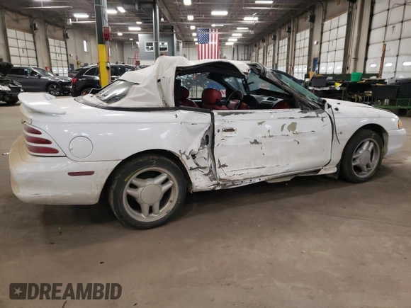 1994 Ford Mustang z VIN 1FALP45T4RF149529, wystawiony jako Copart lot #42222295 z przebiegiem 179 309 mil mil oraz Szkoda całkowita • Salvage title. Historia ofert i sprzedaży dostępna na DreamBid. Obrazek 3.